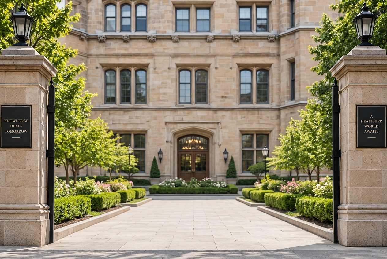 University Campus Courtyard