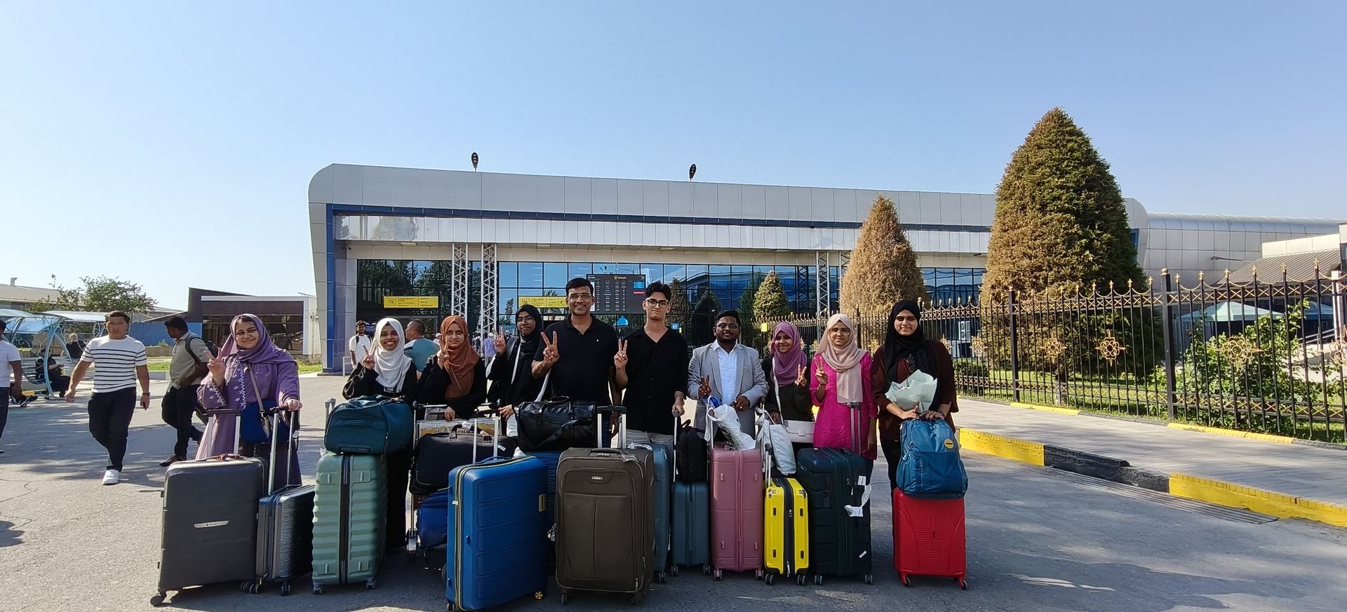 Departure day at the airport