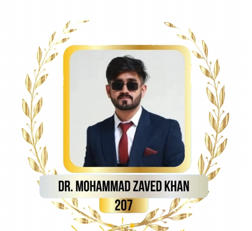 Dr. Mohammad Zaved Khan — FMGE 207